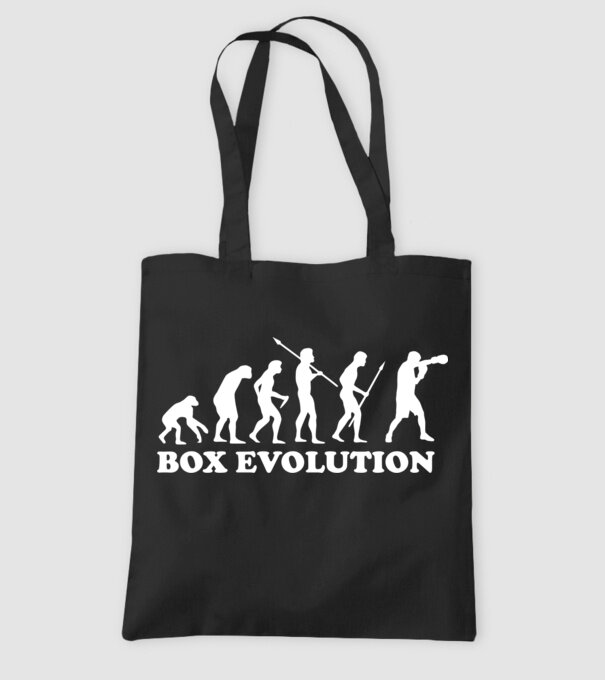 Box evolution model negru pe tricou