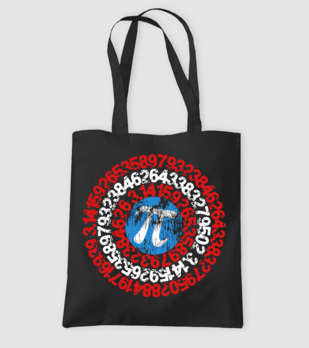 Captain PI model negru pe tricou