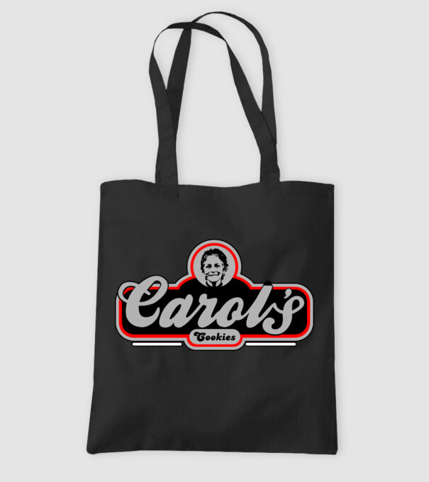 Carols cookies model negru pe tricou