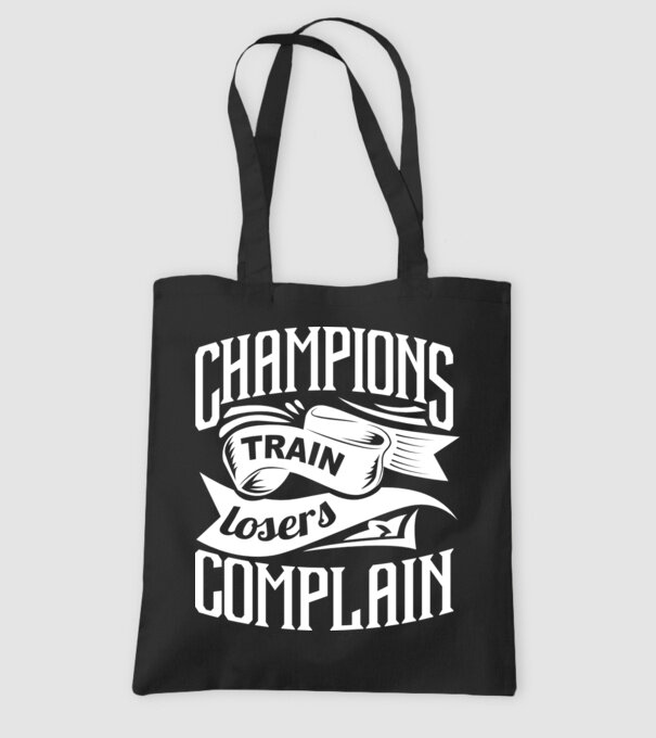 champions train model negru pe tricou