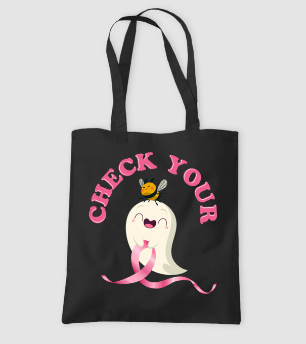 Check your boo-bees model negru pe tricou