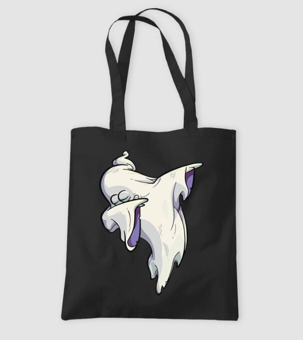 Dab ghost model negru pe tricou