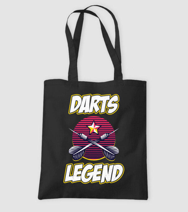 Darts legend model negru pe tricou
