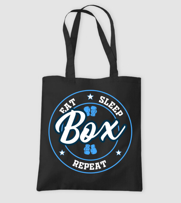 eat sleep box repeat model negru pe tricou