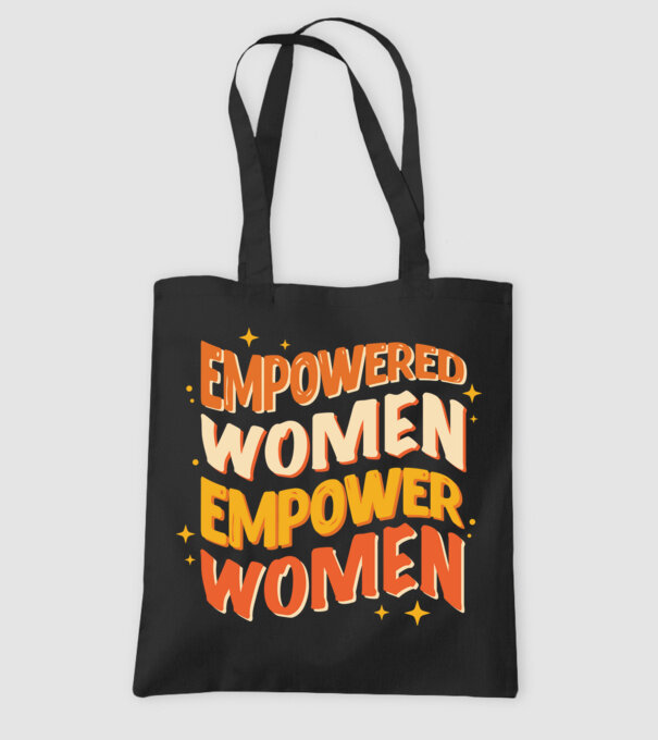 Empowered women empower women model negru pe tricou