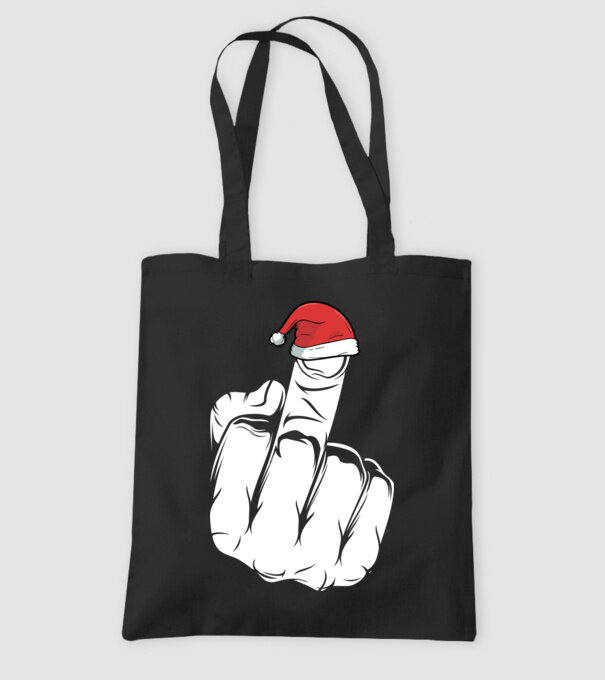 f u christmas model negru pe tricou