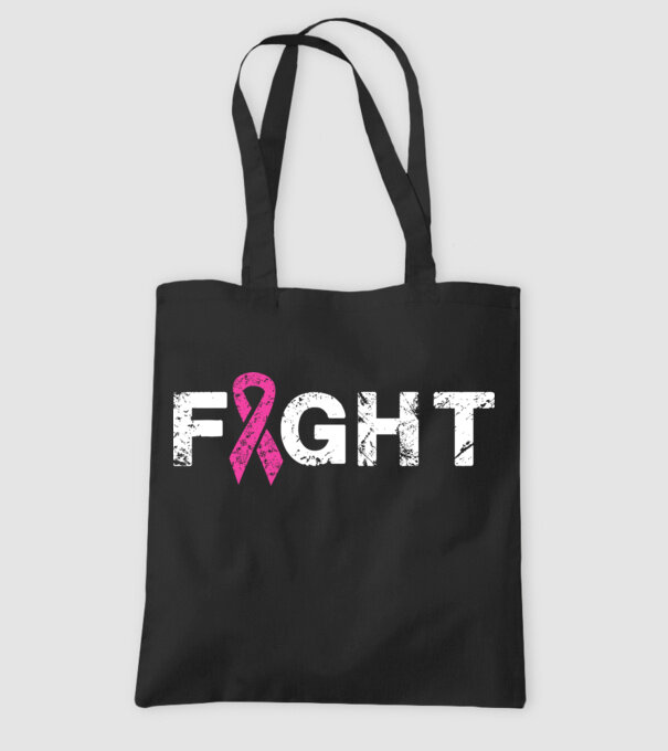Fight model negru pe tricou