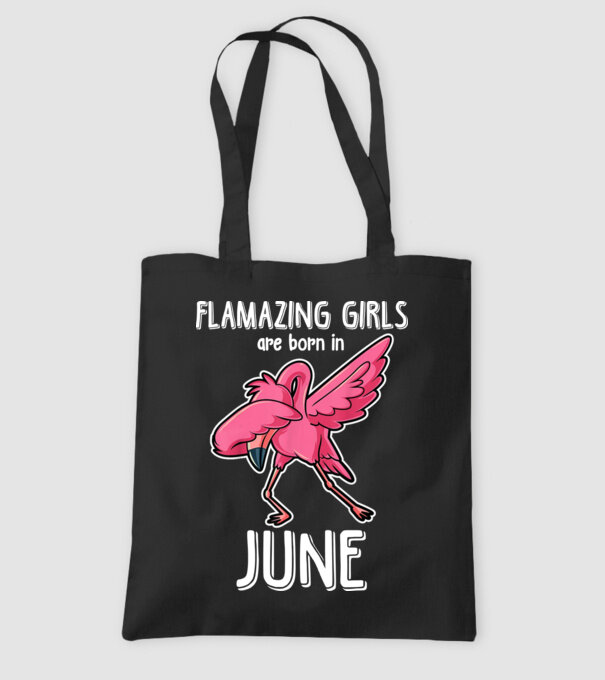 flamazing girls are born in june model negru pe tricou