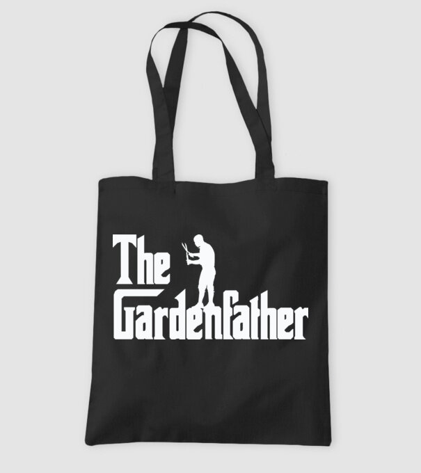 The Gardenfather model negru pe tricou