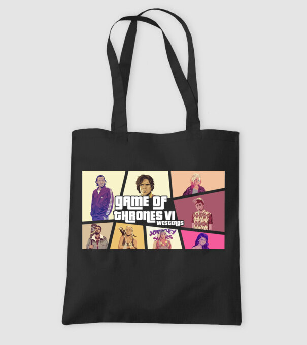 GTA game of thrones model negru pe tricou
