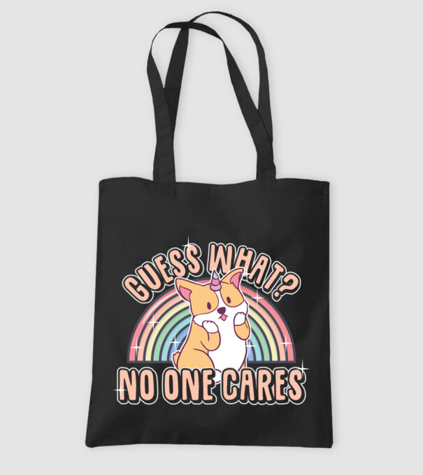 Guess what corgicorn model negru pe tricou