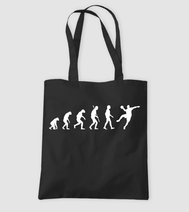 Handball evolution model negru pe tricou