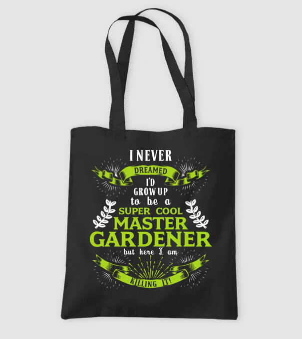 I never dreamed gardener drk model negru pe tricou