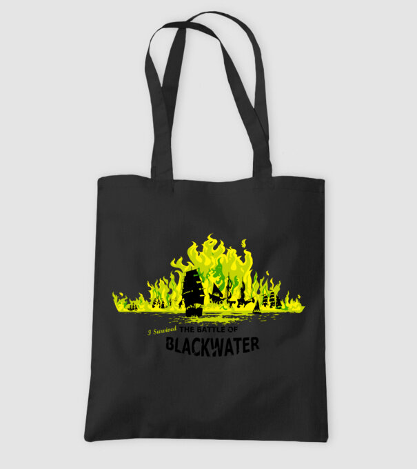 I Survived The Battle of Blackwater model negru pe tricou