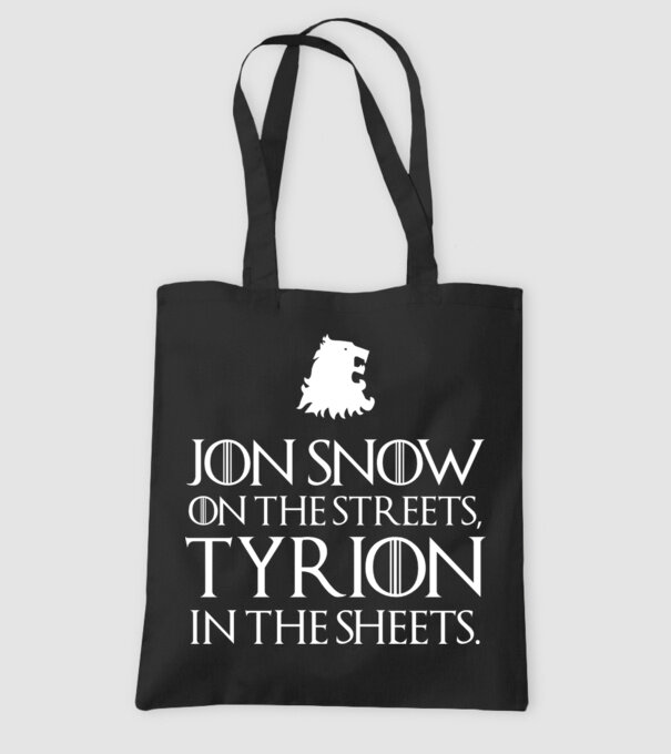 Jon Snow streets model negru pe tricou