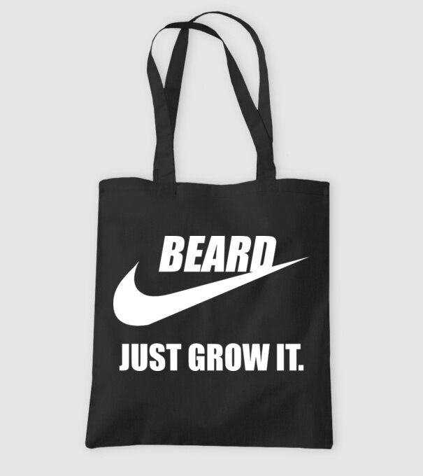 Just Grow It! model negru pe tricou