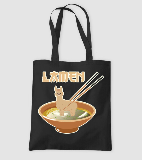 Lamen model negru pe tricou