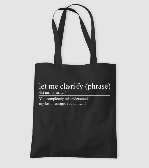 Let me clarify model negru pe tricou