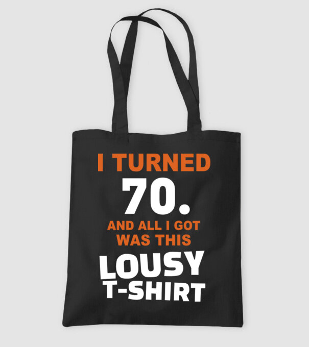 Lousy T-shirt 70. model negru pe tricou