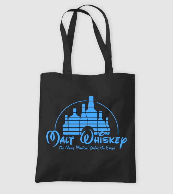 Malt Whiskey model negru pe tricou