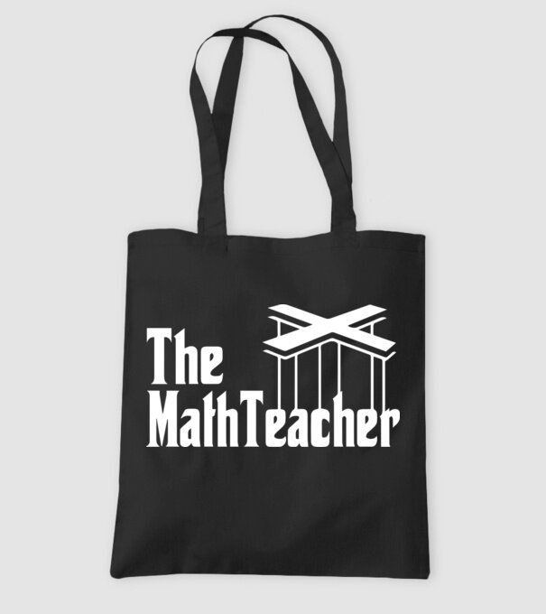 Profesor de matematică Mathteacher Godfather model negru pe tricou