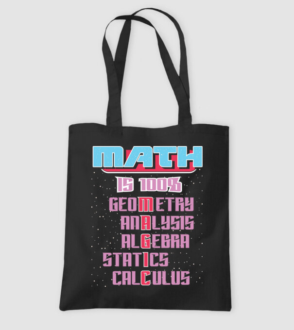 Math magic retro model negru pe tricou