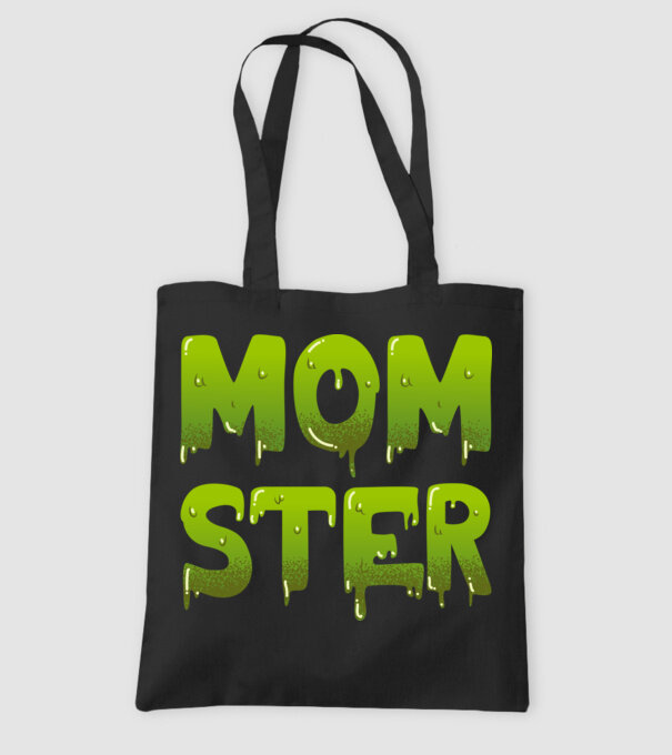 Momster model negru pe tricou
