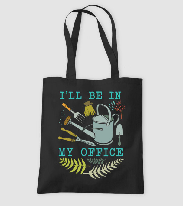 My office model negru pe tricou
