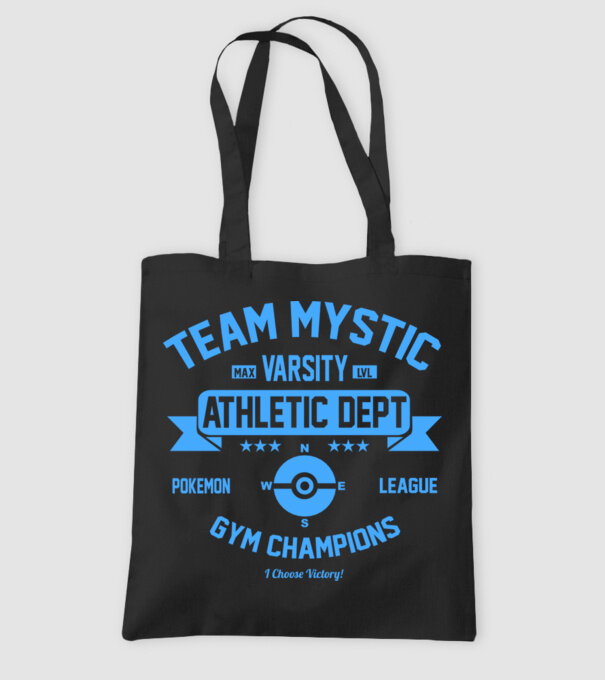 Mystic champions model negru pe tricou