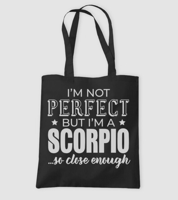 Not perfect, but SCORPIO model negru pe tricou