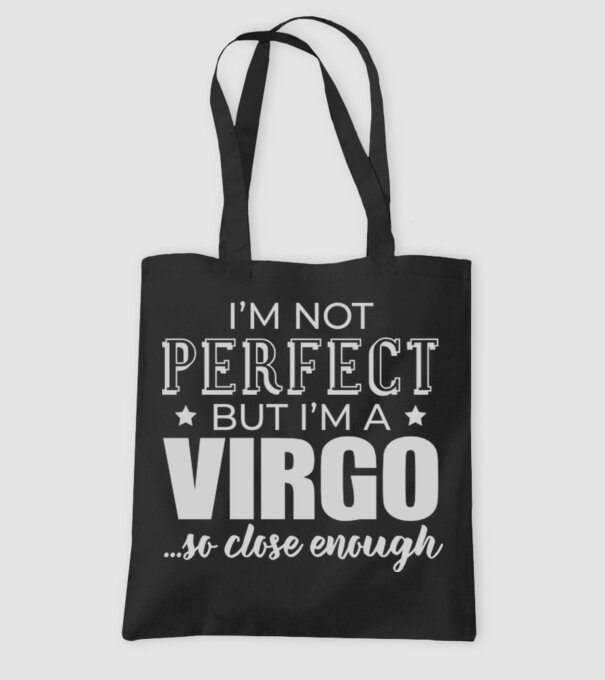 Not perfect, but VIRGO model negru pe tricou