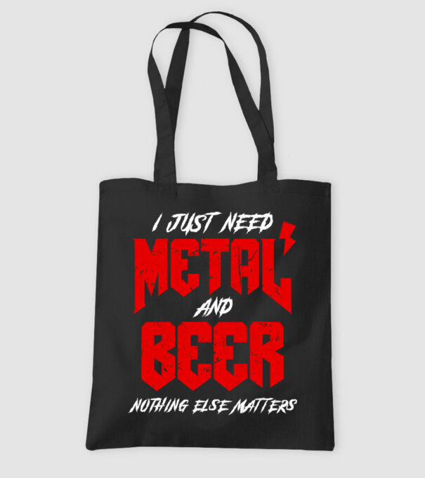 Nothing else matters model negru pe tricou