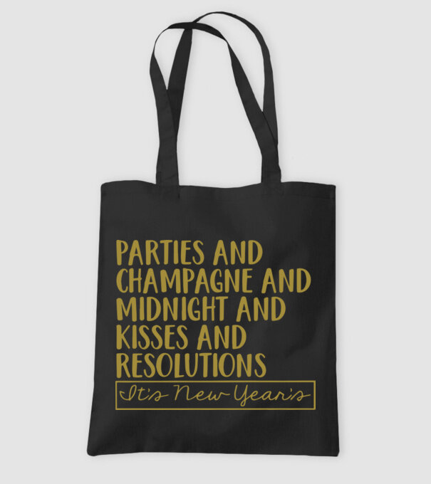 Parties champagne model negru pe tricou