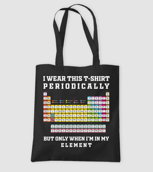 Periodically model negru pe tricou