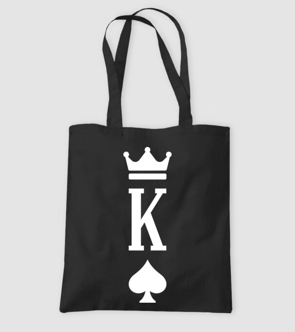 Playing cards King of spades model negru pe tricou