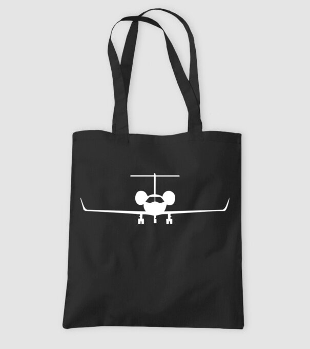 avion model negru pe tricou