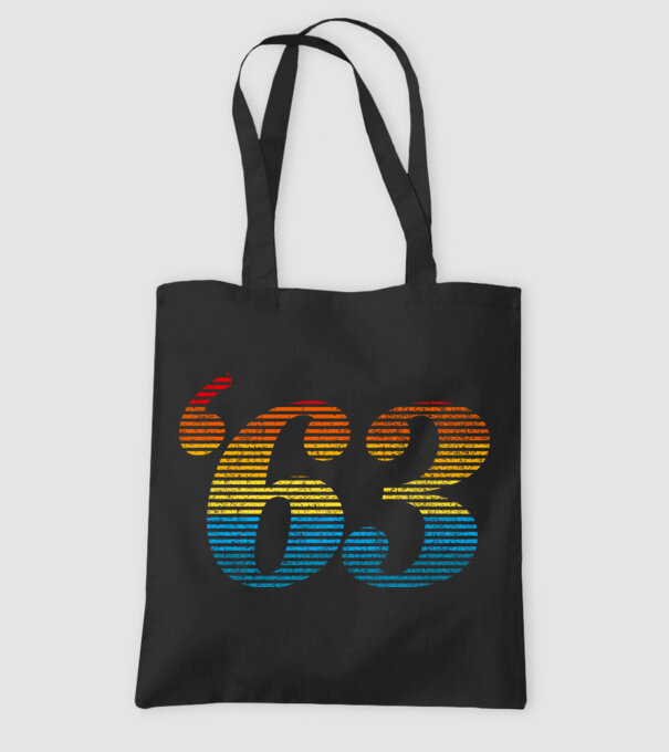 Retro Birthday 1963 model negru pe tricou