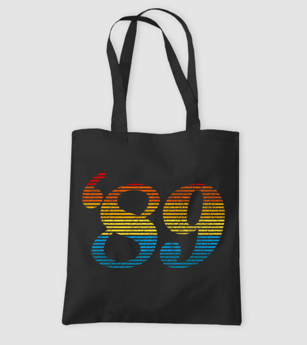 Retro Birthday 1989 model negru pe tricou