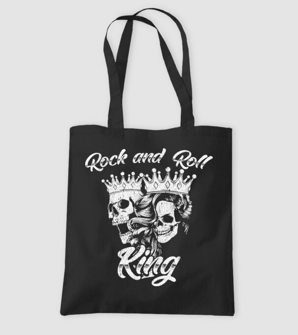 RNR KING model negru pe tricou