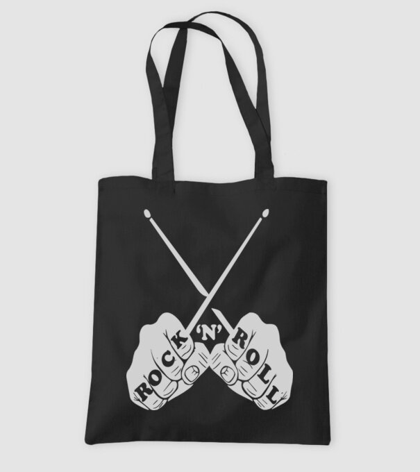 Rock-N-Roll model negru pe tricou