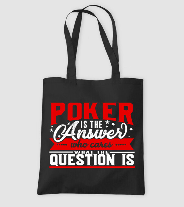 Sport is the answer JUCĂTOR POKER model negru pe tricou