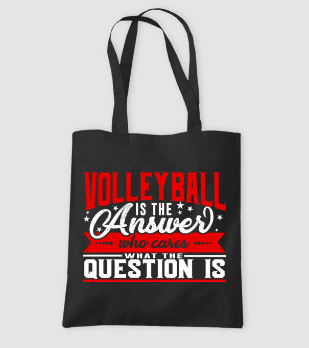 Sport is the answer VOLEIBALIST model negru pe tricou