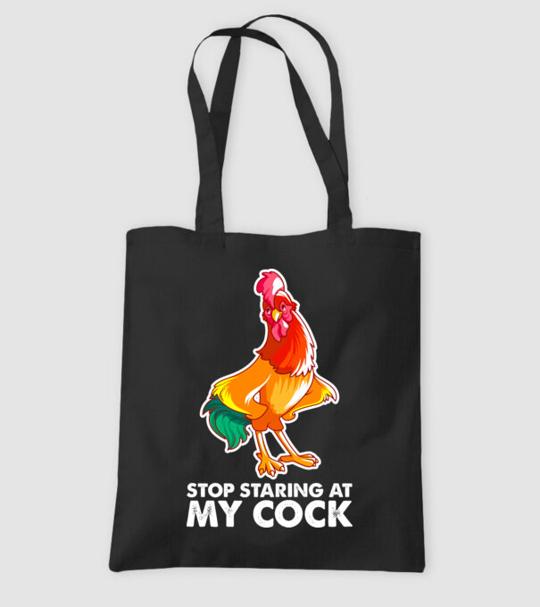 Stop staring at my cock model negru pe tricou