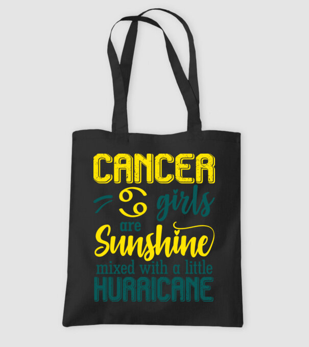 Sunshine with Hurricane CANCER model negru pe tricou