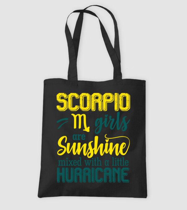 Sunshine with Hurricane SCORPIO model negru pe tricou