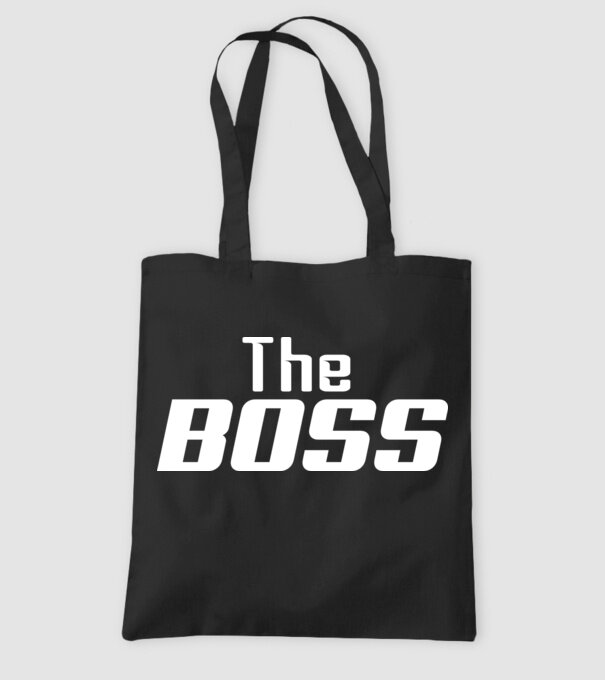 The Boss model negru pe tricou