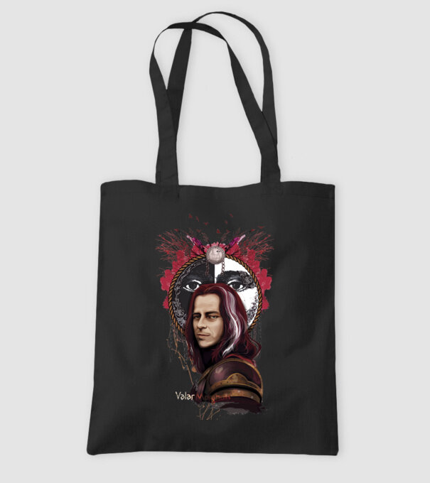Valar Morghulis model negru pe tricou