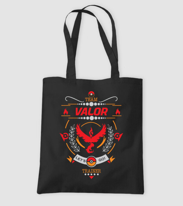 Valor team model negru pe tricou
