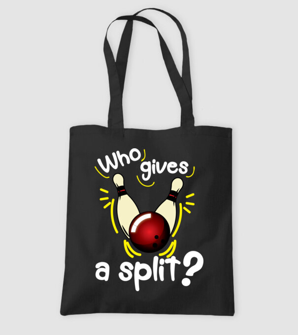 Who gives a split model negru pe tricou