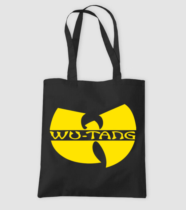 wu tang logo model negru pe tricou